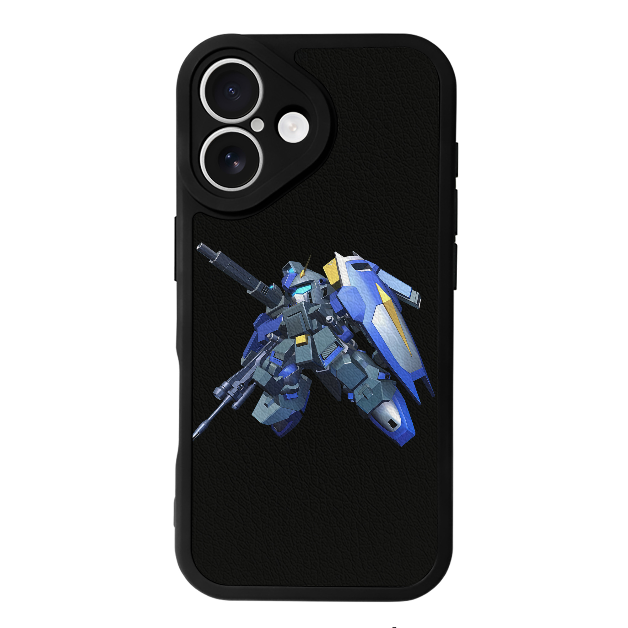 （画像用） 機動戦士ガンダム Mobile Suit Gundam 【iPhone 16シリーズ対応】シリコンスマホケース（レザー調） 材質：シリコン